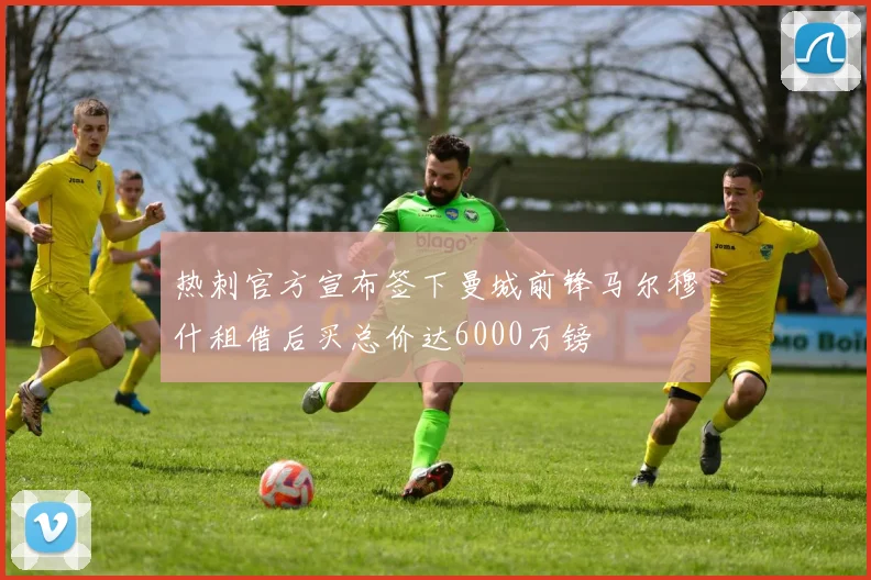热刺官方宣布签下曼城前锋马尔穆什租借后买总价达6000万镑